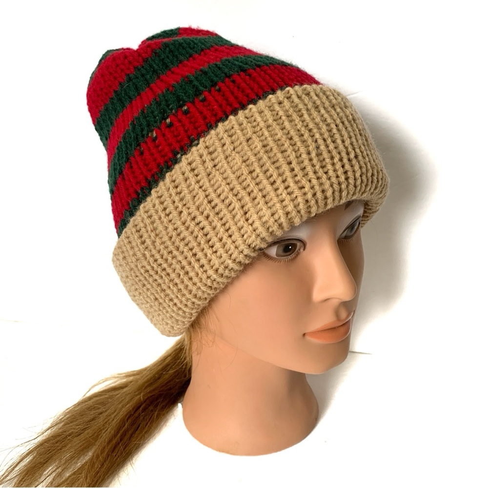 Freddy Krueger Horror Movie Inspired Toque Reversible Winter Hat